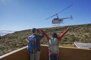 Fiordland Heli-hike from Te Anau - Landing near the mountains: what that first stop adds