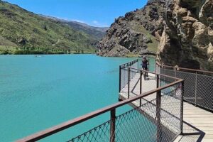 Lake Dunstan E Bike Trail Activity - Starting point: the Historic Clyde Railway Station morning