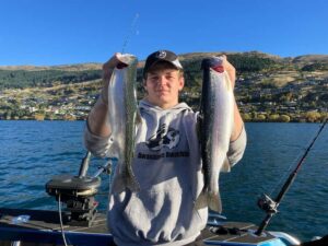 Lake Wakatipu: 3 Hour Fishing Adventure by Boat - Boat setup: electric trolling motor and downriggers