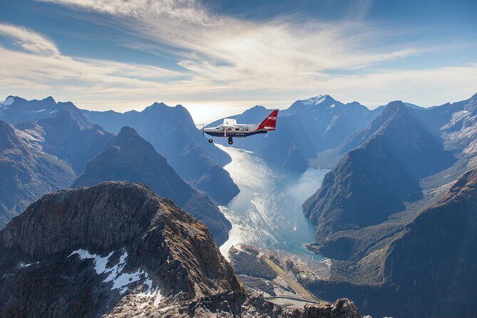 Milford Sound Flight and Cruise ex Queenstown - Touching Down at Milford Sound: Then It’s Boat Time
