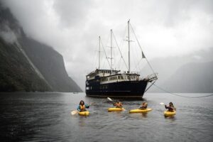 Milford Sound Mariner Overnight Cruise - Cruising the full length of Milford Sound and seeing Mitre Peak up close