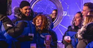 Queenstown: Ice Bar Entry with Warm Winter Gear and Drink - The ice carvings that actually feel like art