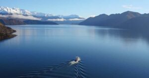 Stevensons Island 2-Hour Cruise and Nature Walk - Getting to the white catamaran at Lakeland Jet Boat
