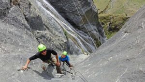 Wanaka: 4-Hour Intermediate Waterfall Cable Climb - Getting to Twin Falls: the meeting gate where the day starts